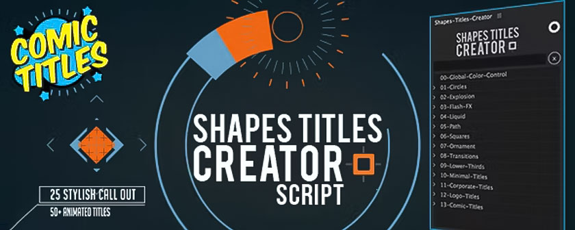 دانلود اسکریپت Shapes Titles Creator آپدیت همراه با کرک