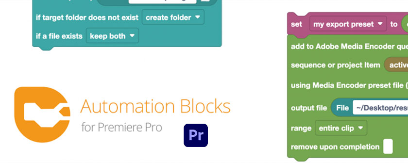 آموزش اسکریپت Automation Blocks در پریمیر پرو